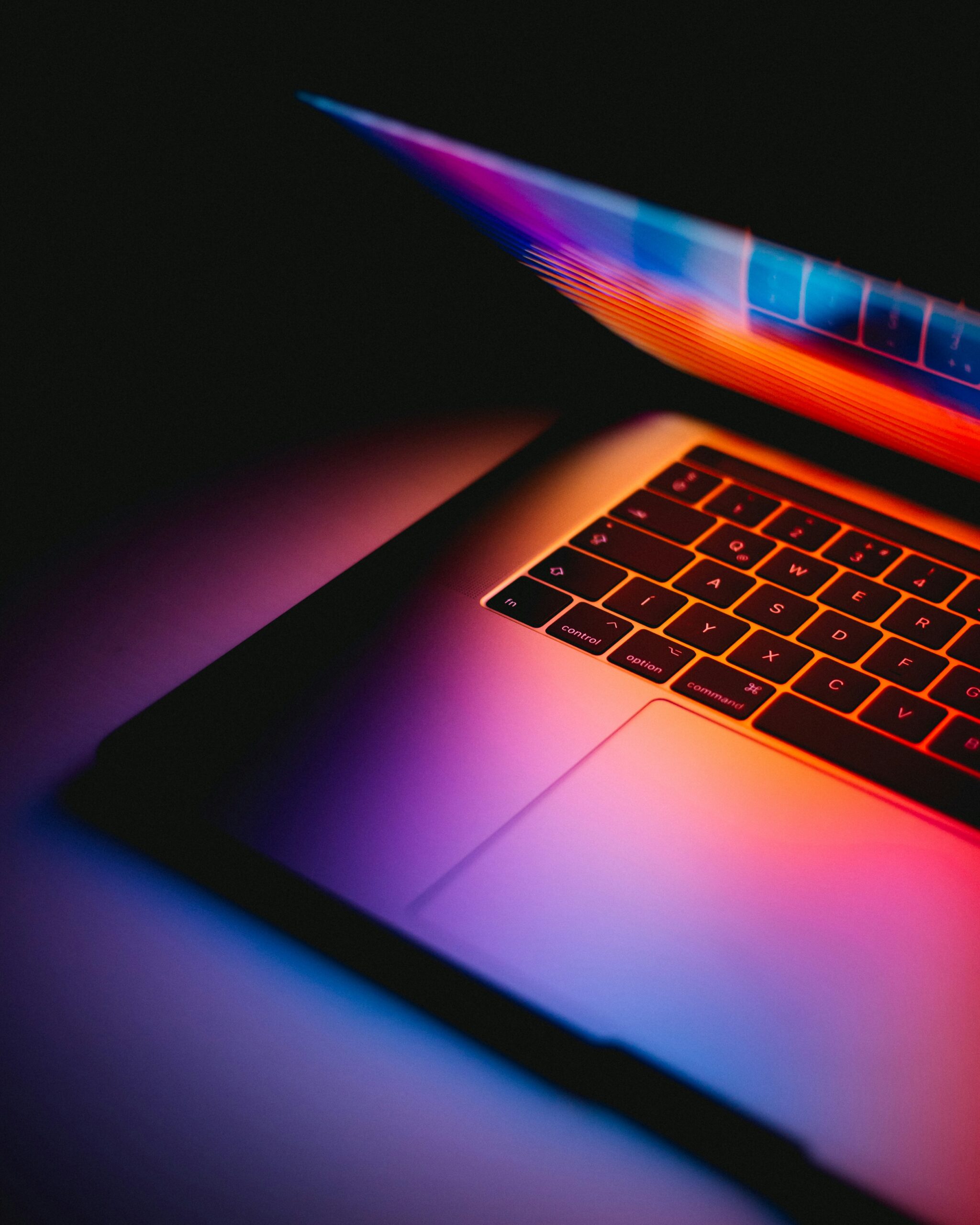 colorful laptop