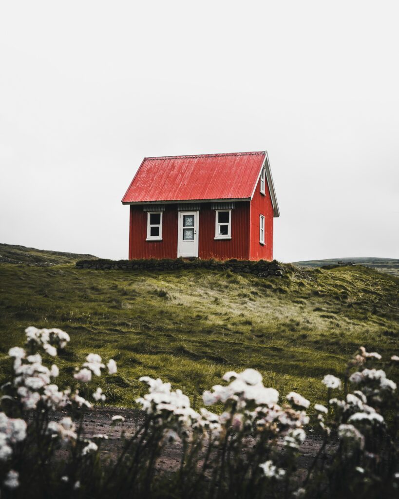 home on a hill